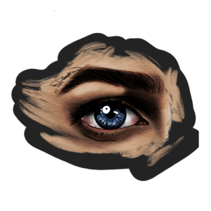 Blue Eyes - Sticker