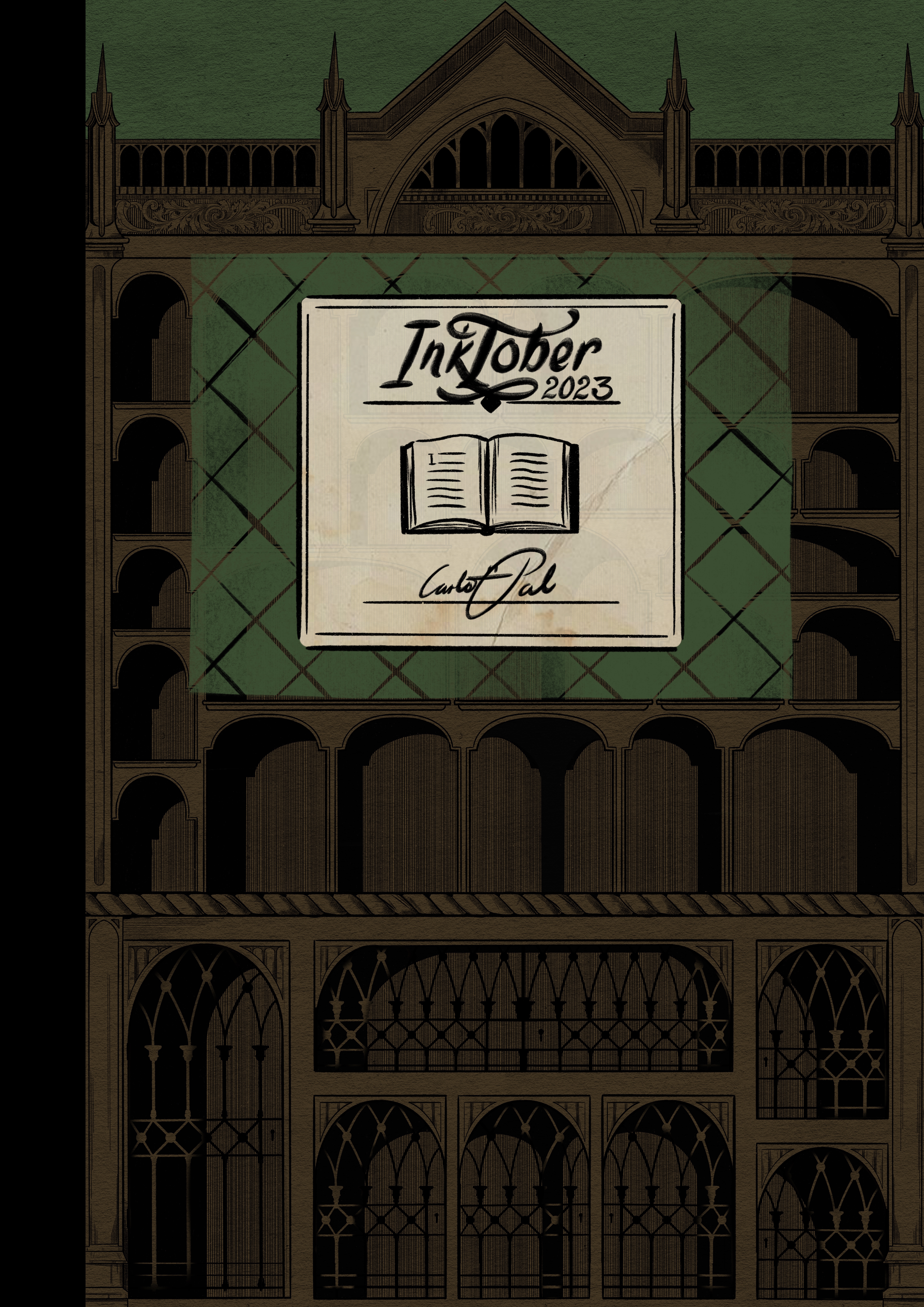 Inktober Book 2023 - Cabinet of Curiosities