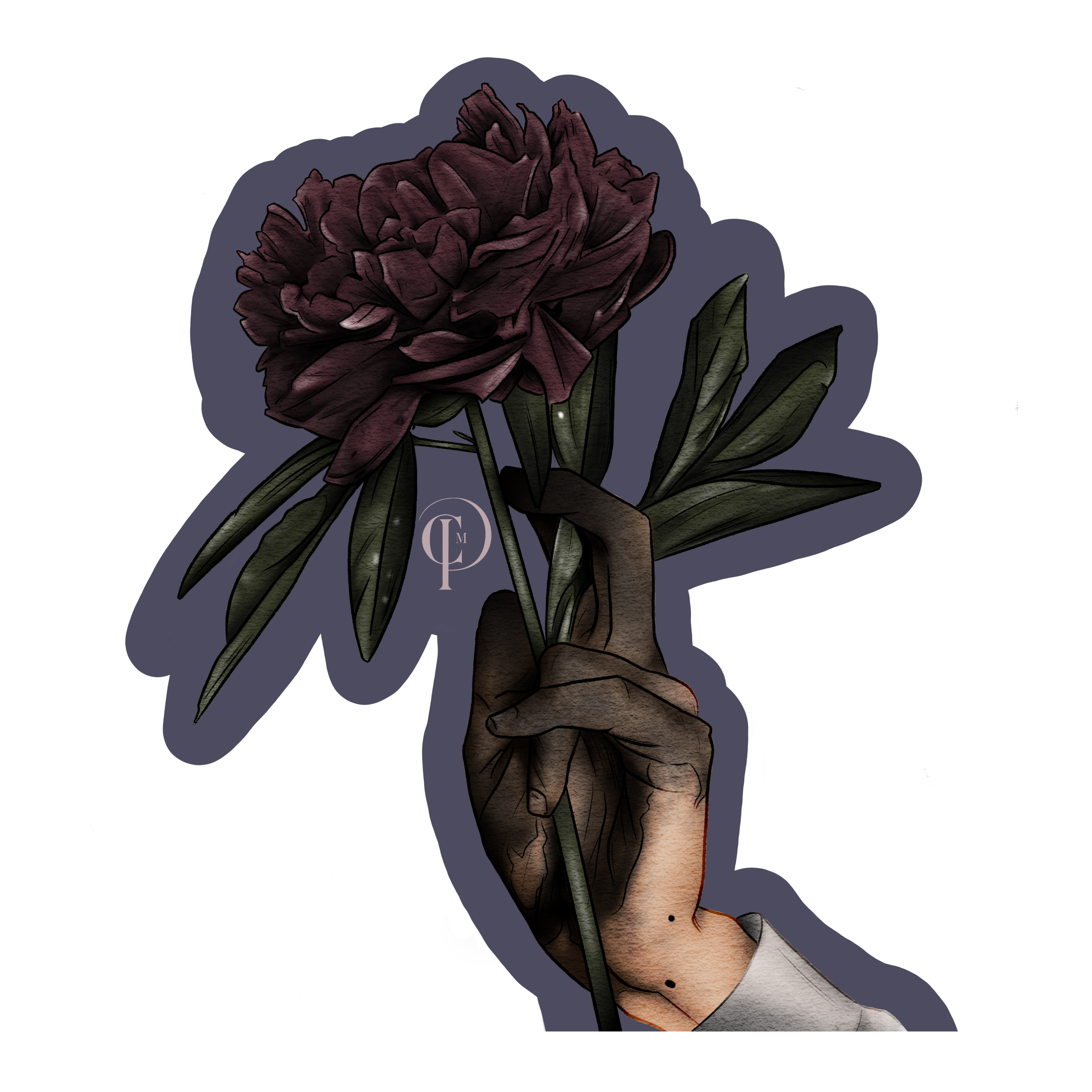 Love In The Dark - Hand Sticker